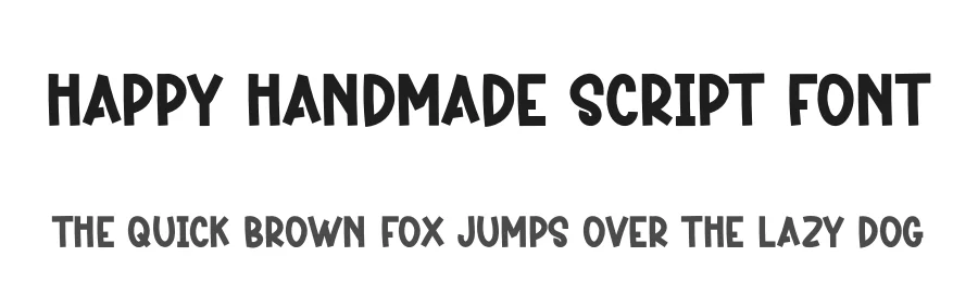 Happy Handmade Script Font by creativeletter — Display Font