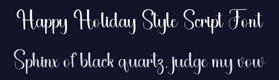 Happy Holiday Style Script Font by freshtypeink — Script Handwritten Font — thumbnail 2