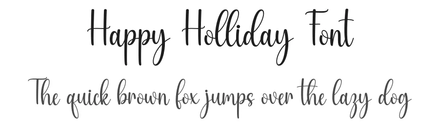 Happy Holliday Font by DN Creative — Script Handwritten Font