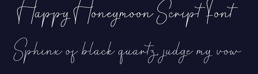 Happy Honeymoon Script Font by creativeletter — Script Handwritten Font — thumbnail 2