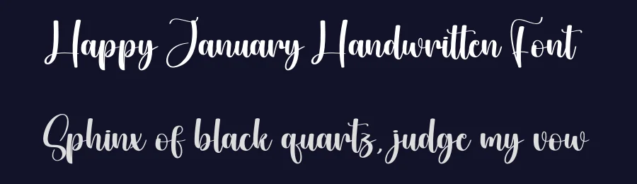 Happy January Handwritten Font by andikastudio — Script Handwritten Font — thumbnail 2