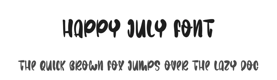 Happy July Font by levincreative — Script Handwritten Font