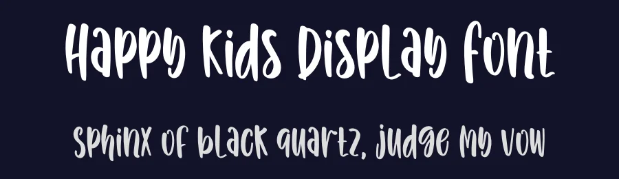 Happy Kids Display Font by inermediaSTUDIO — Display Font — thumbnail 2
