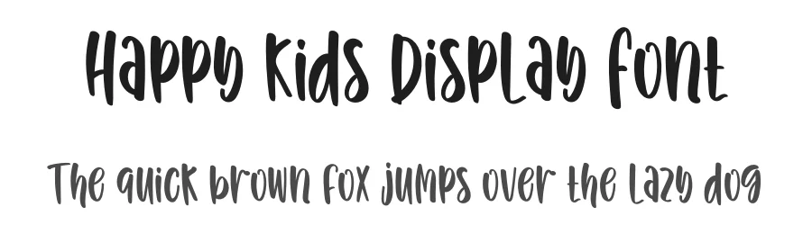 Happy Kids Display Font by inermediaSTUDIO — Display Font