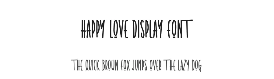 Happy Love Display Font by levincreative — Display Font