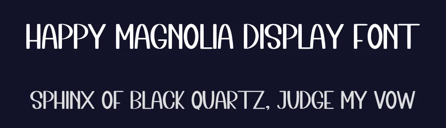 Happy Magnolia Display Font by inermediaSTUDIO — Display Font — thumbnail 2