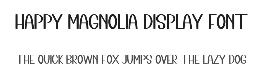 Happy Magnolia Display Font by inermediaSTUDIO — Display Font