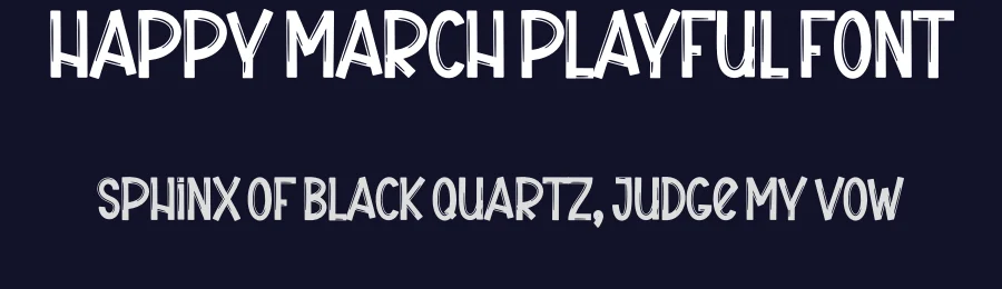 Happy March Playful Font by creativeletter — Script Handwritten Font — thumbnail 2