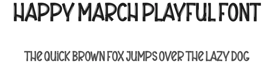 Happy March Playful Font by creativeletter — Script Handwritten Font