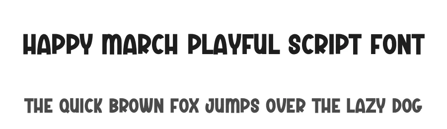 Happy March Playful Script Font by creativeletter — Script Handwritten Font