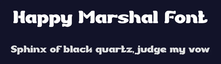 Happy Marshal Font by PutraCetol Studio — Display Font — thumbnail 2