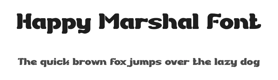 Happy Marshal Font by PutraCetol Studio — Display Font