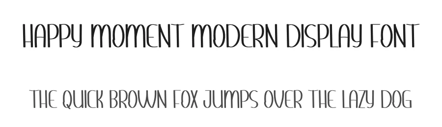 Happy Moment Modern Display Font by inermediaSTUDIO — Display Font
