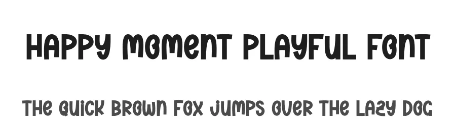Happy Moment Playful Font by creativeletter — Script Handwritten Font