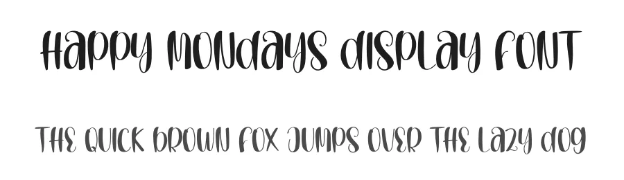 Happy Mondays Display Font by inermediaSTUDIO — Display Font