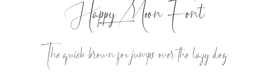 Happy Moon Font by edricstudio — Script Handwritten Font