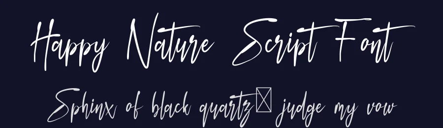 Happy Nature Script Font by edricstudio — Script Handwritten Font — thumbnail 2