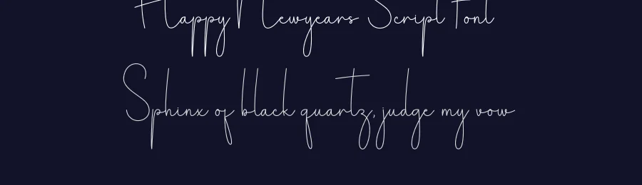 Happy Newyears Script Font by andikastudio — Script Handwritten Font — thumbnail 2