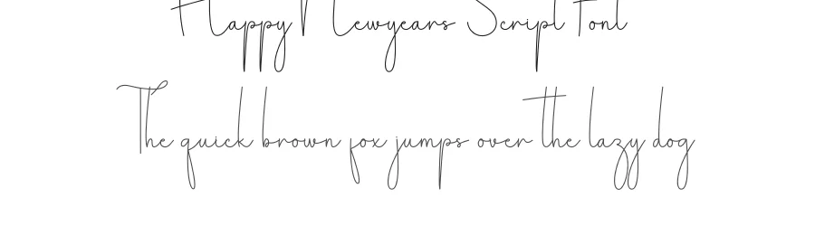 Happy Newyears Script Font by andikastudio — Script Handwritten Font