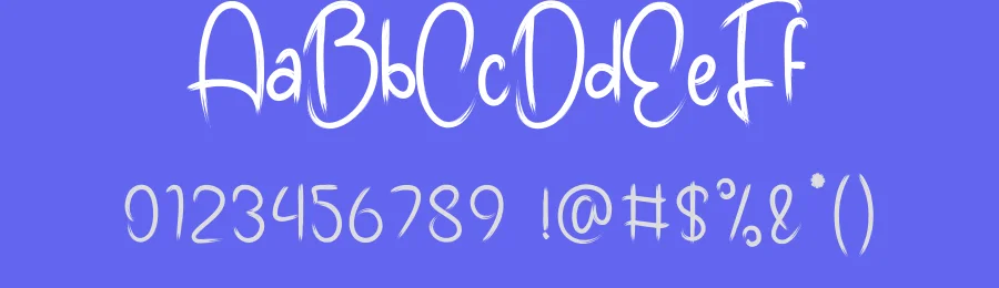 Happy Saturday Brush Font by andikastudio — Display Font — thumbnail 3