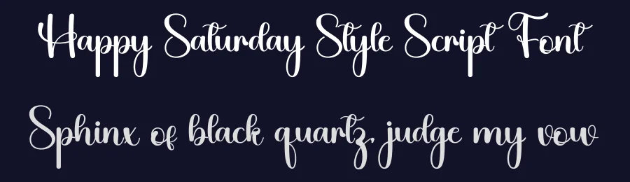 Happy Saturday Style Script Font by inermediaSTUDIO — Script Handwritten Font — thumbnail 2