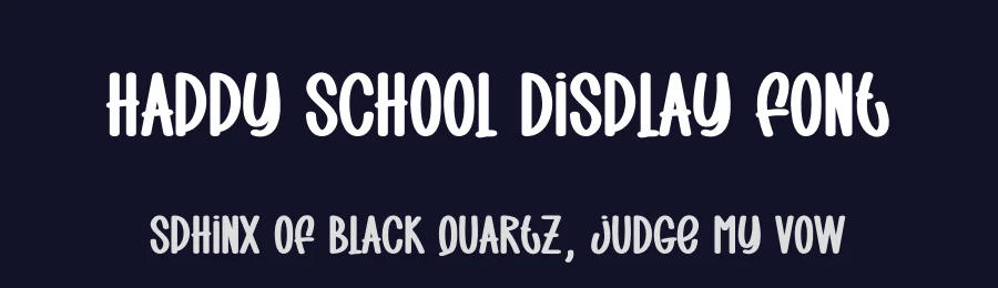 Happy School Display Font by creativeletter — Script Handwritten Font — thumbnail 2