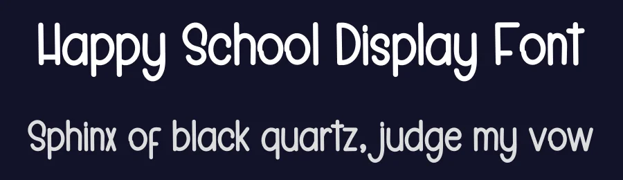 Happy School Display Font by inermediaSTUDIO — Display Font — thumbnail 2