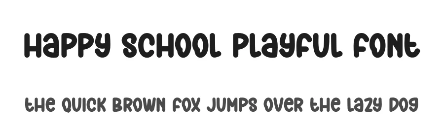 Happy School Playful Font by andikastudio — Display Font