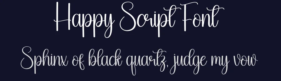 Happy Script Font by creativeletter — Script Handwritten Font — thumbnail 2