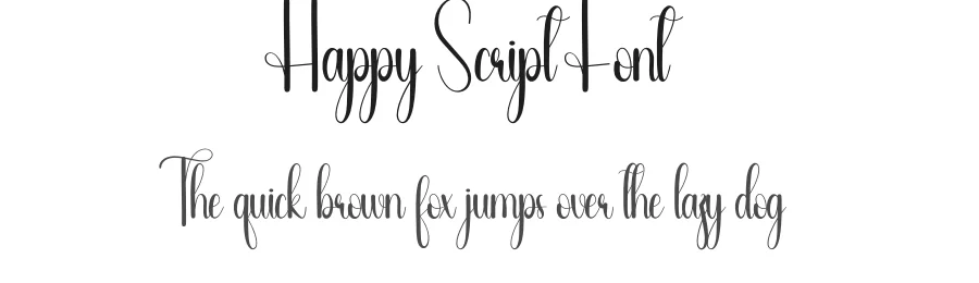 Happy Script Font by andikastudio — Script Handwritten Font