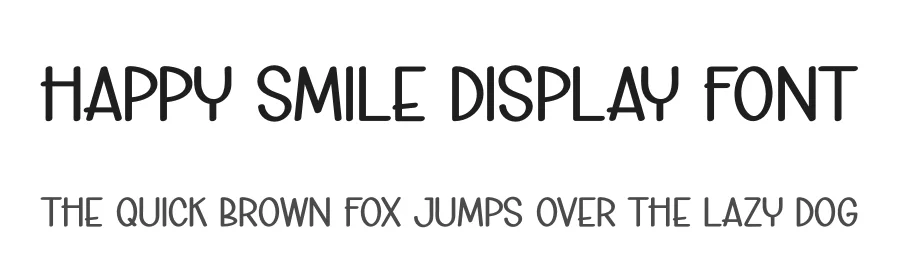 Happy Smile Display Font by andikastudio — Display Font
