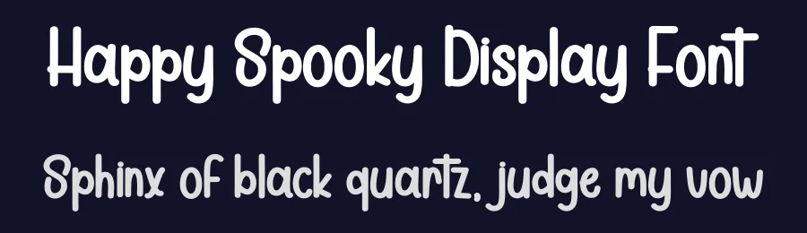 Happy Spooky Display Font by andikastudio — Display Font — thumbnail 2