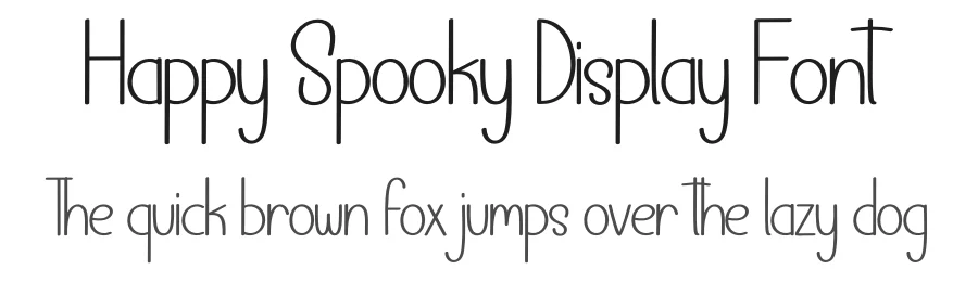 Happy Spooky Display Font by andikastudio — Display Font