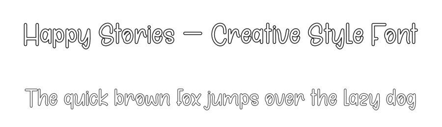 Happy Stories – Creative Style Font by andikastudio — Display Font