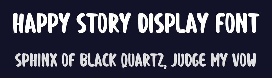 Happy Story Display Font by inermediaSTUDIO — Display Font — thumbnail 2