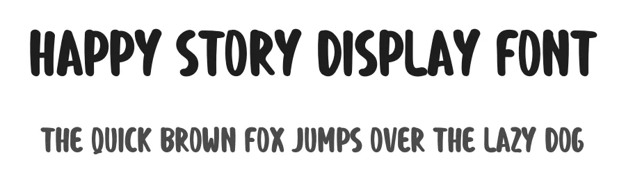 Happy Story Display Font by inermediaSTUDIO — Display Font