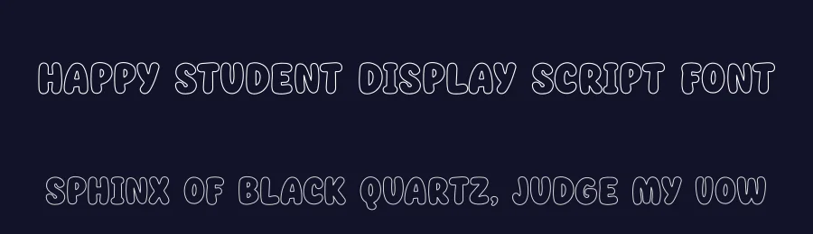 Happy Student Display Script Font by freshtypeink — Display Font — thumbnail 2