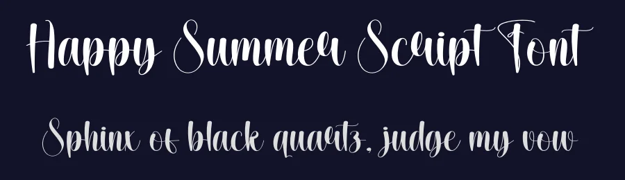 Happy Summer Script Font by creativeletter — Script Handwritten Font — thumbnail 2