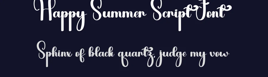 Happy Summer Script Font by andikastudio — Script Handwritten Font — thumbnail 2