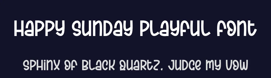 Happy Sunday Playful Font by creativeletter — Script Handwritten Font — thumbnail 2