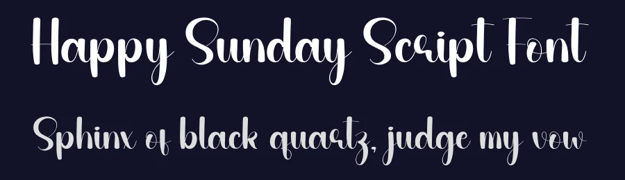Happy Sunday Script Font by andikastudio — Script Handwritten Font — thumbnail 2