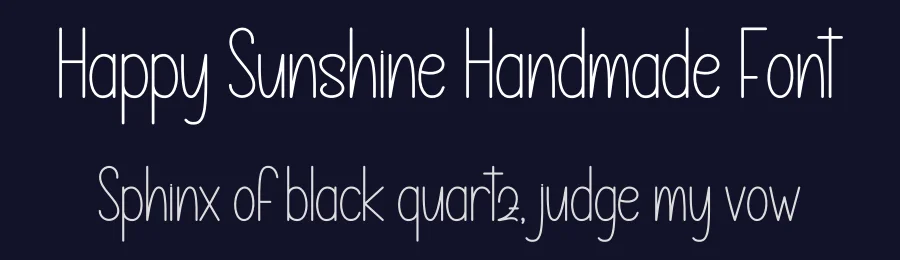 Happy Sunshine Handmade Font by andikastudio — Display Font — thumbnail 2