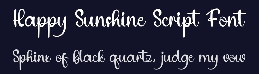 Happy Sunshine Script Font by inermediaSTUDIO — Script Handwritten Font — thumbnail 2
