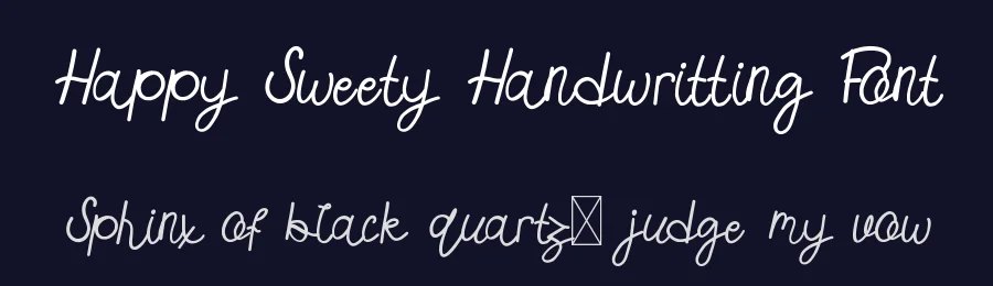 Happy Sweety Handwritting Font by edricstudio — Script Handwritten Font — thumbnail 2
