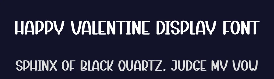 Happy Valentine Display Font by andikastudio — Display Font — thumbnail 2