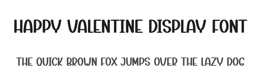 Happy Valentine Display Font by andikastudio — Display Font