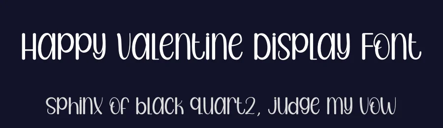 Happy Valentine Display Font by andikastudio — Display Font — thumbnail 2