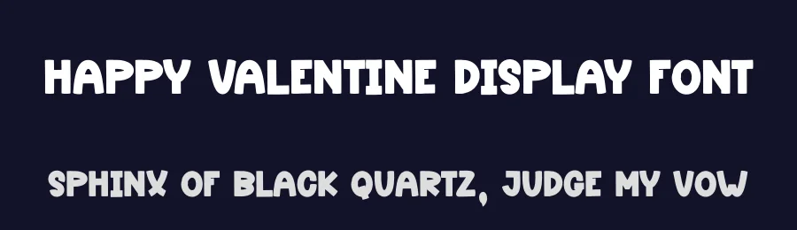 Happy Valentine Display Font by andikastudio — Display Font — thumbnail 2