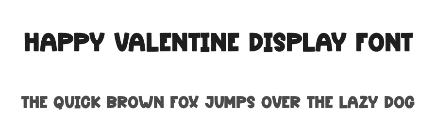 Happy Valentine Display Font by andikastudio — Display Font