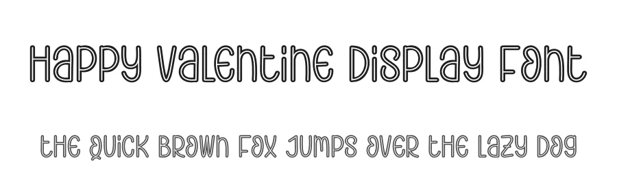 Happy Valentine Display Font by andikastudio — Display Font